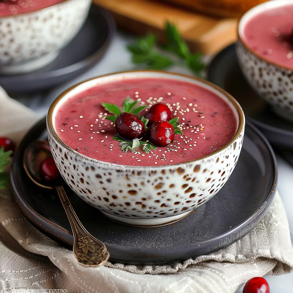 Spiced Cranberry Soup