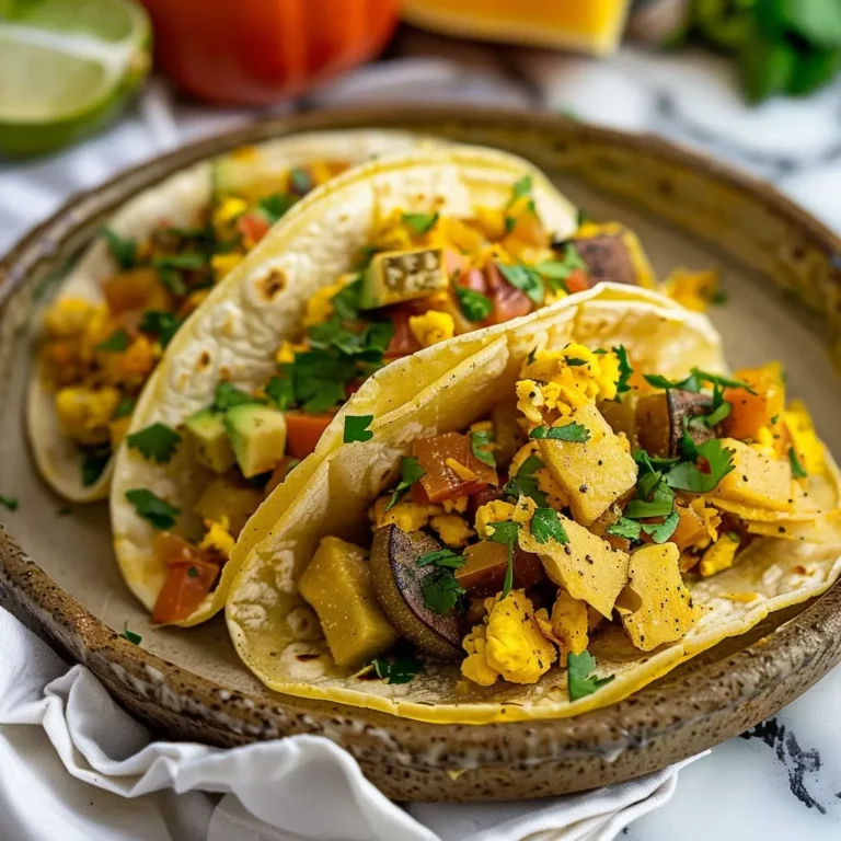 Squash & Scramble Breakfast Tacos