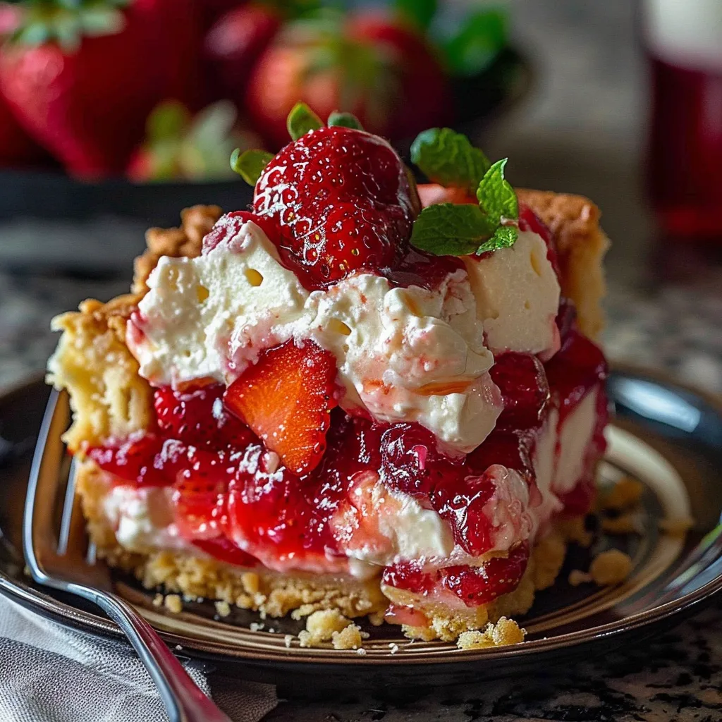 Strawberry Cheesecake Dump Cake