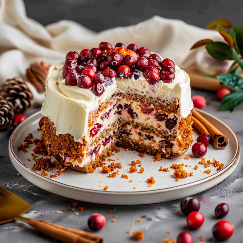 cranberry carrot layer cake