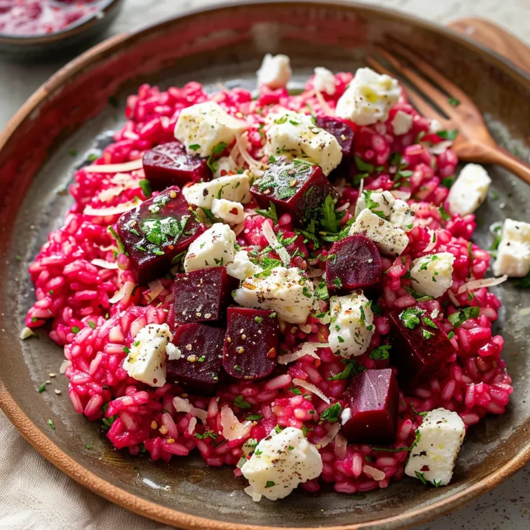 Beet and Feta Risotto