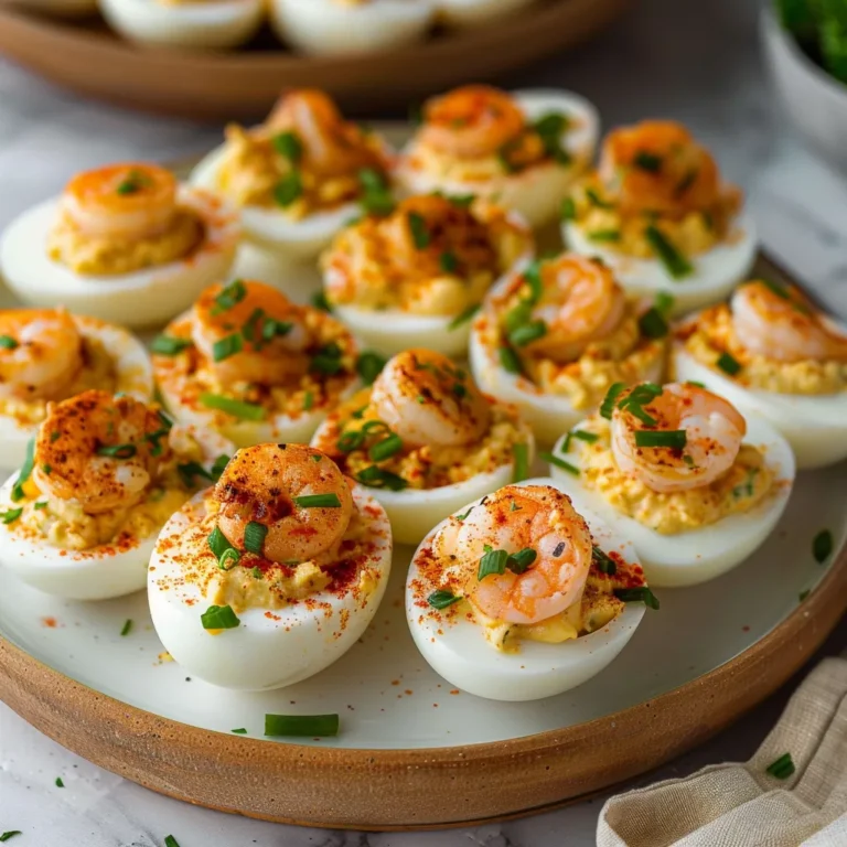 Cajun Shrimp Deviled Eggs