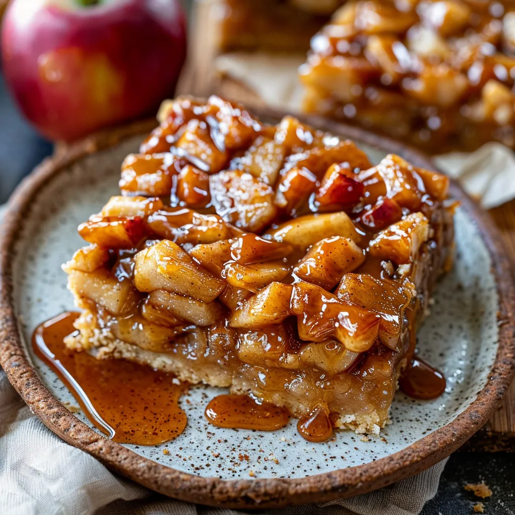 Caramel Apple Pie Bars