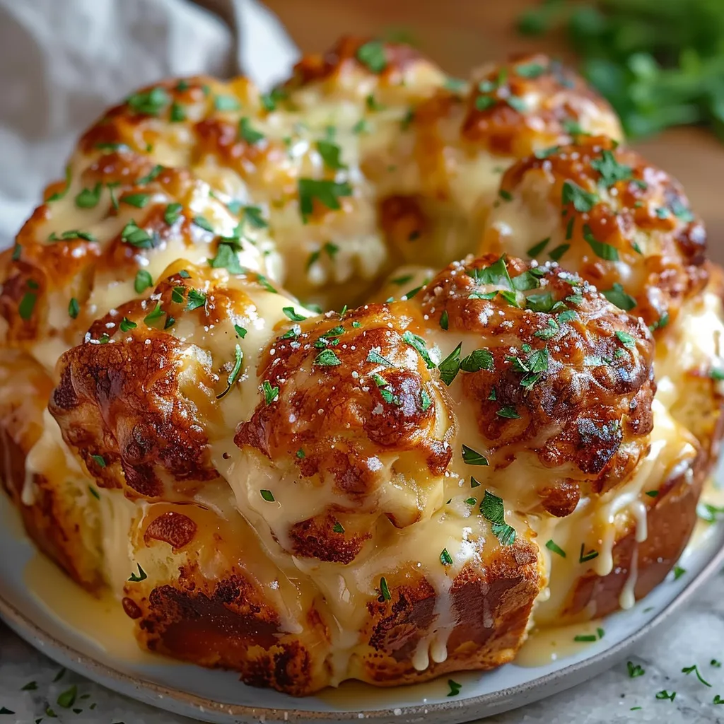 Chicken Alfredo Monkey Bread