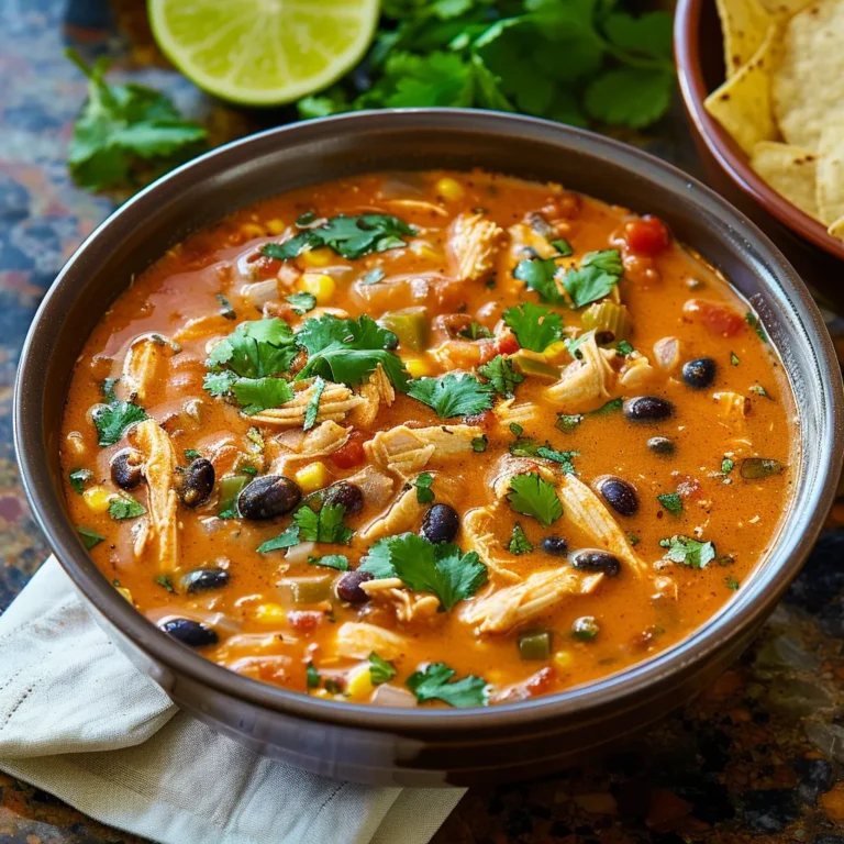 Chicken Enchilada Soup