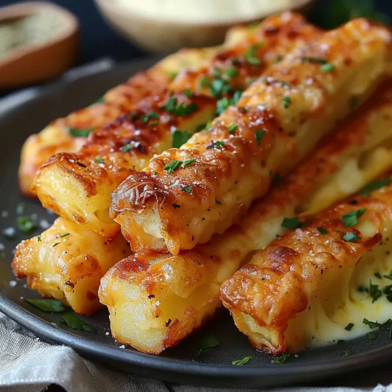 Crispy Hungarian Potato Cheese Sticks