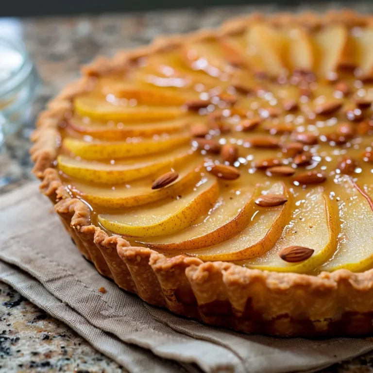 Pear Tart with Almond Cream