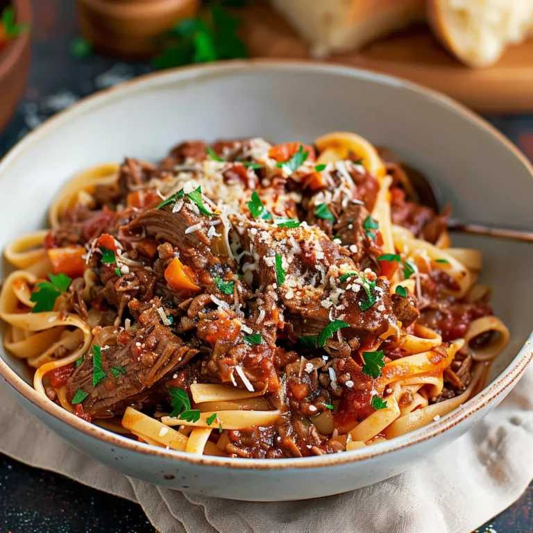 Slow Cooker Beef Ragu