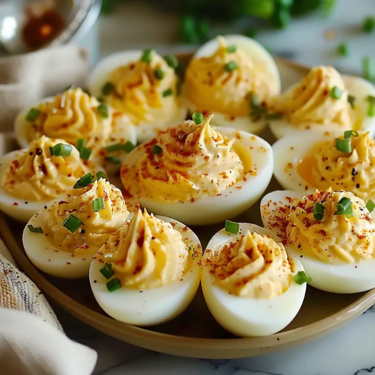 Sour Cream & Onion Deviled Eggs