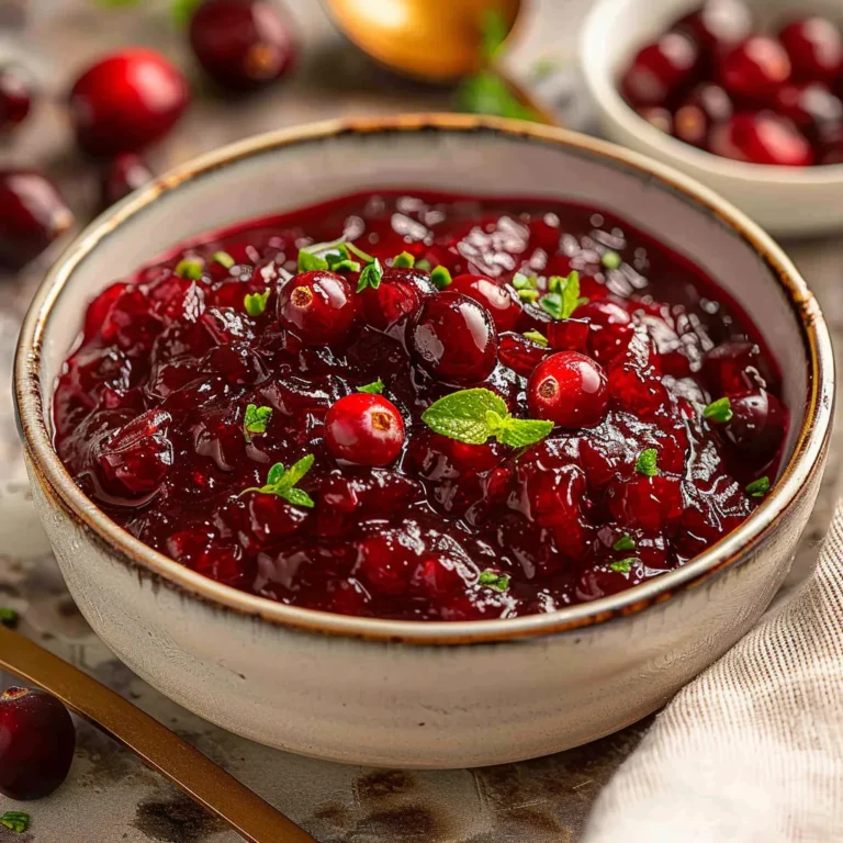 Spiced Cranberry Sauce