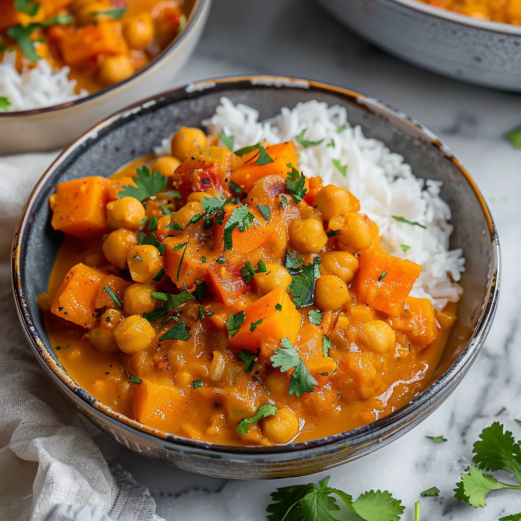 Sweet Potato and Chickpea Curry