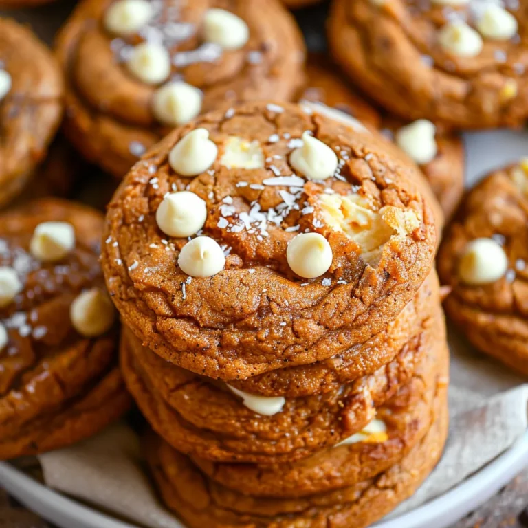 WHITE CHOCOLATE PUMPKIN SNICKERDOODLES