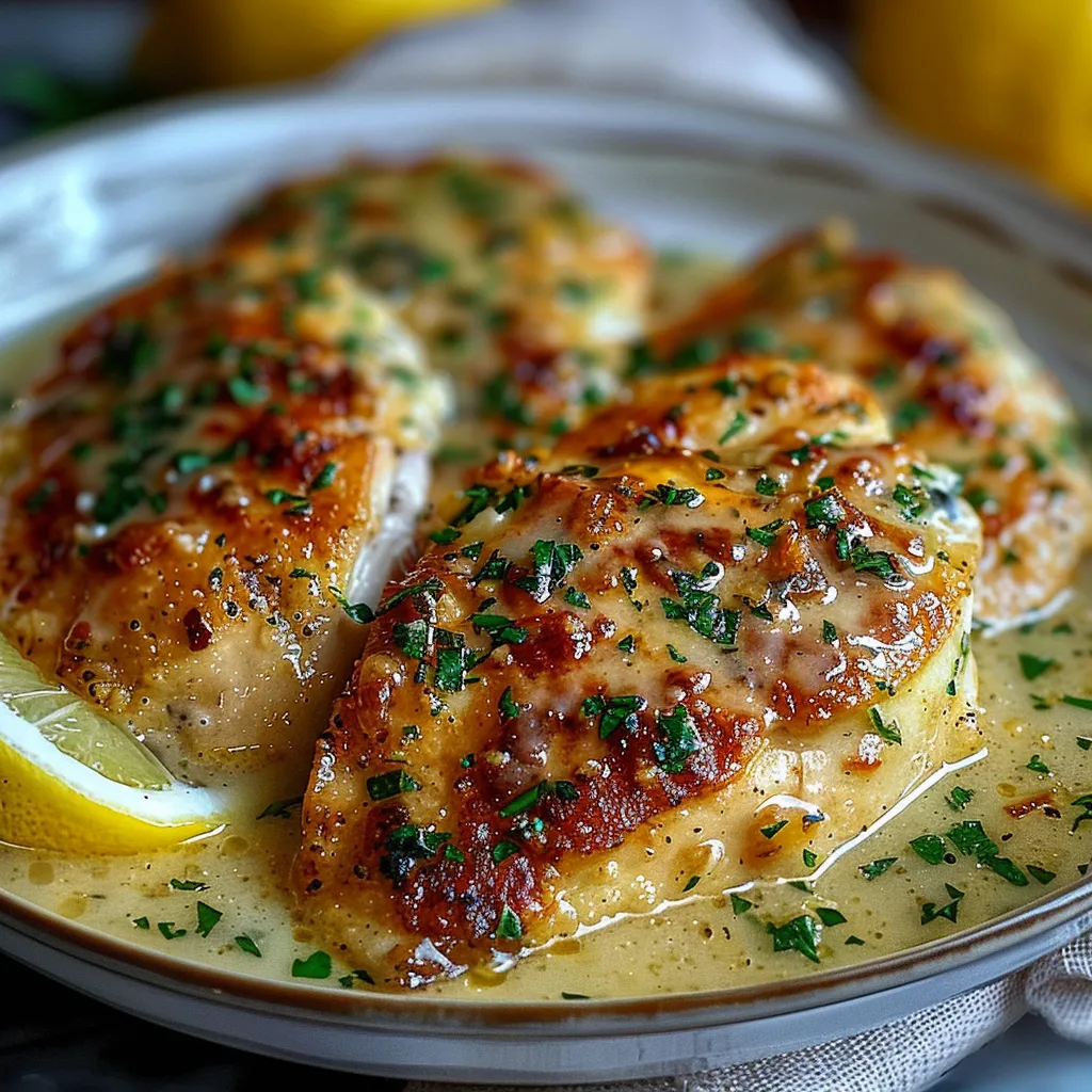 Zesty Lemon Chicken Romano