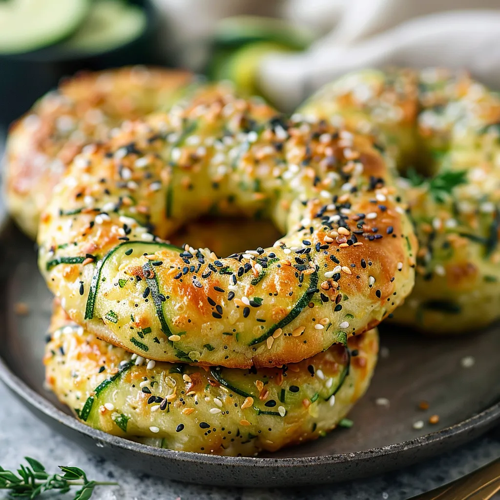 Zucchini Bagels