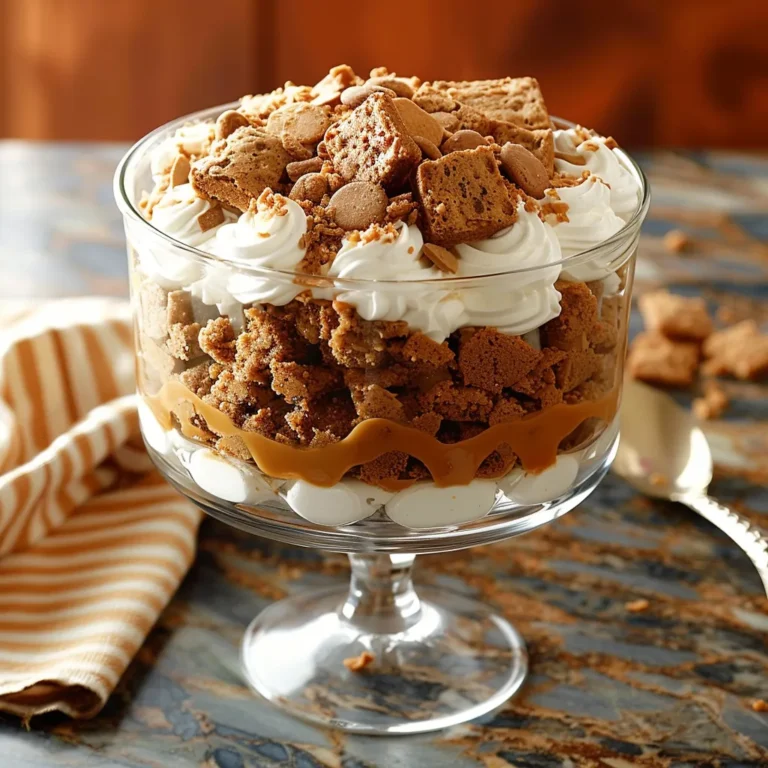 pumpkin butterscotch gingerbread trifle