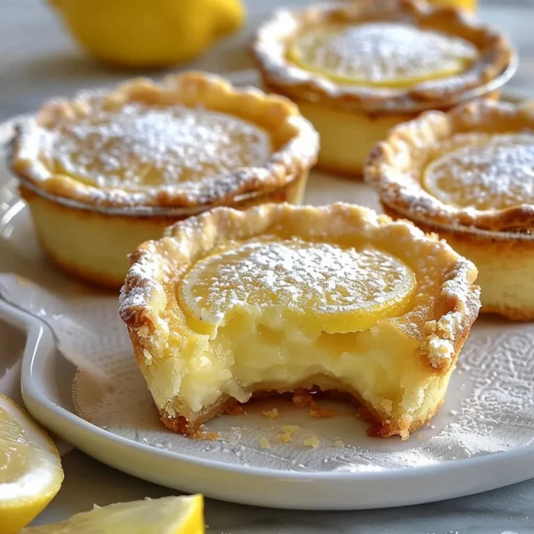 Baby Lemon Impossible Pies