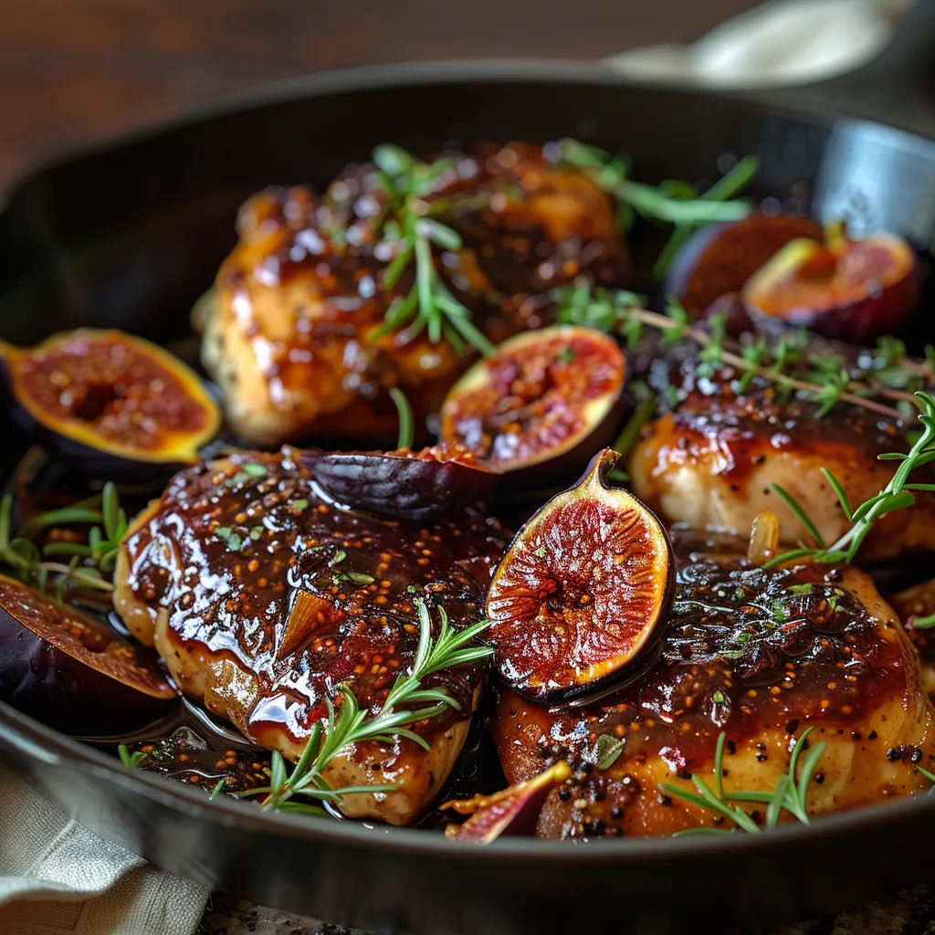 Balsamic Fig Glazed Chicken