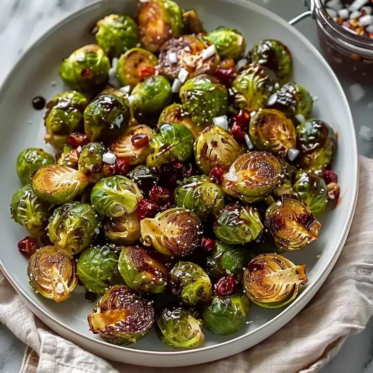 Balsamic Roasted Brussels Sprouts