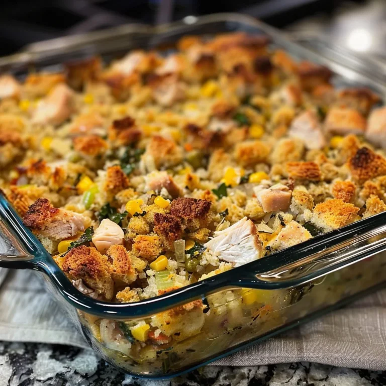 Chicken and Stuffing Casserole