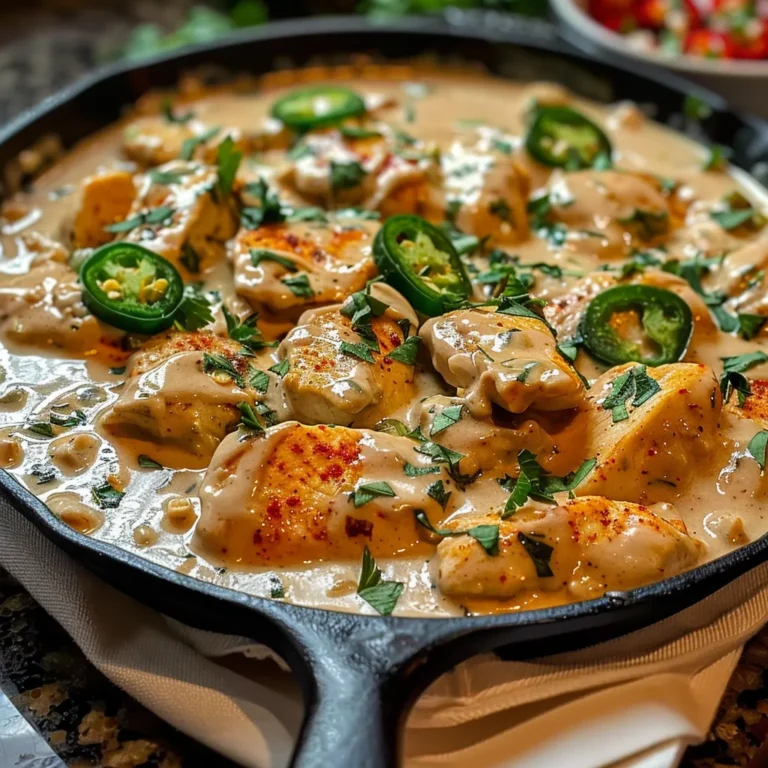 Creamy Jalapeño Chicken Skillet