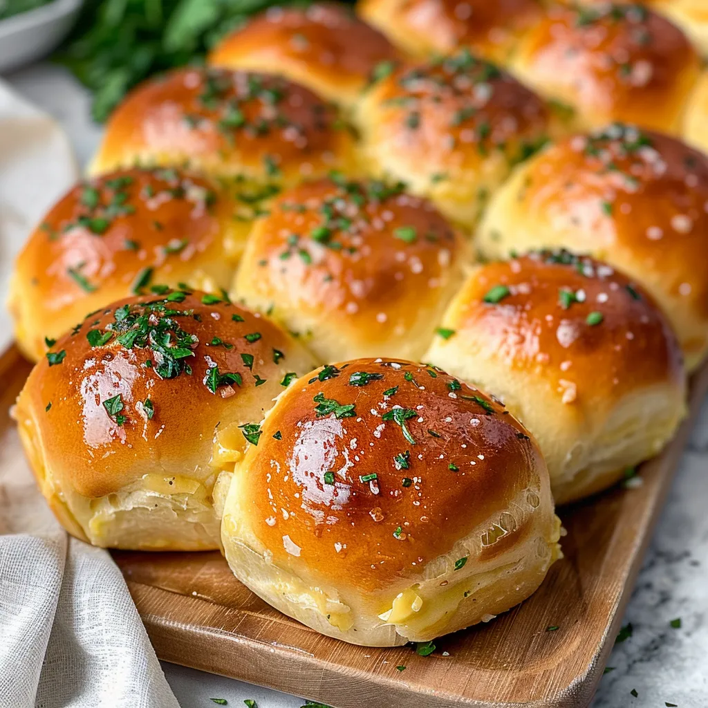 Garlic Butter Dinner Rolls
