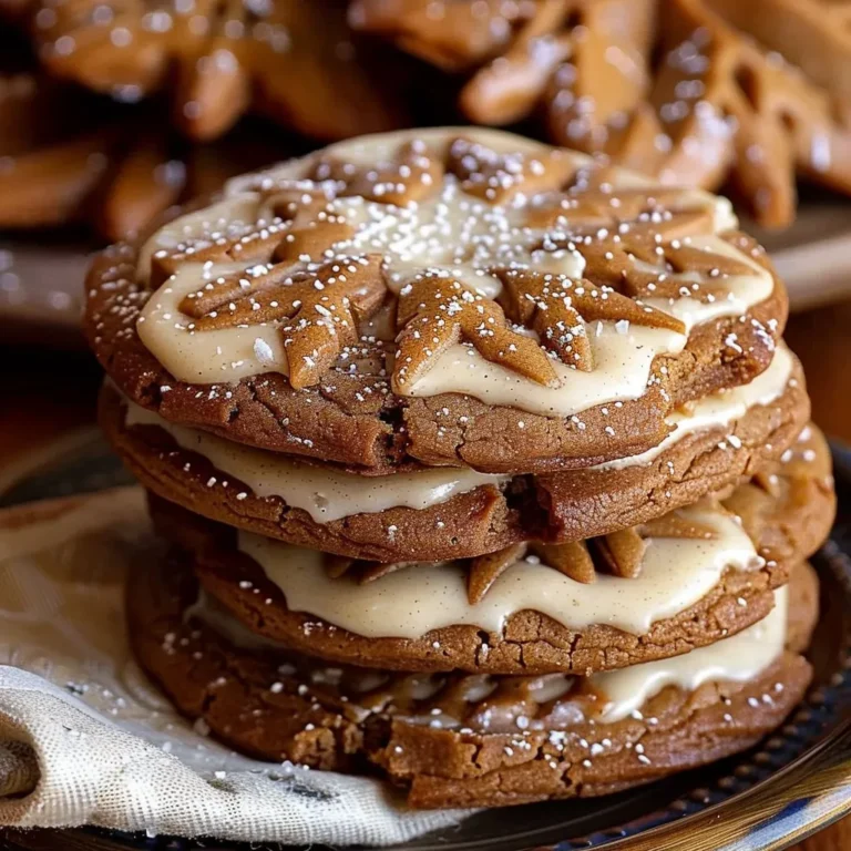 Gingerbread Cheesecake Cookies