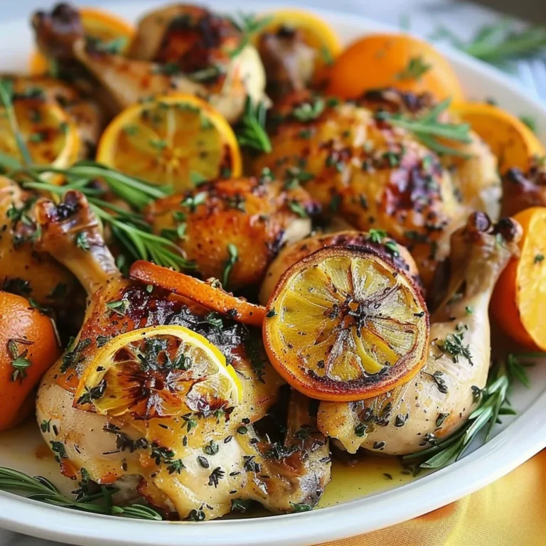 Herb and Citrus Oven Roasted Chicken