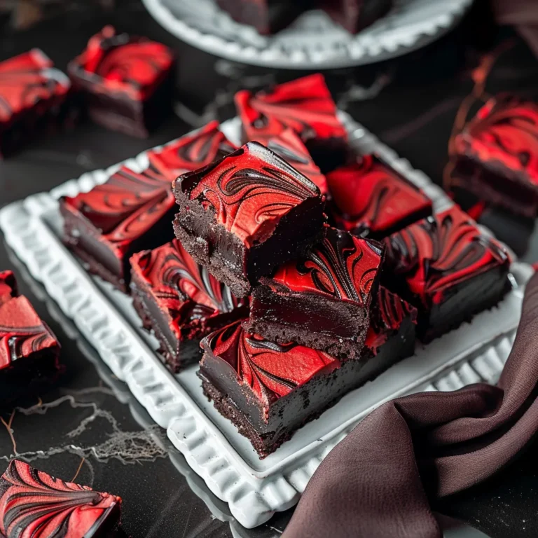 Homemade Vampire Fudge