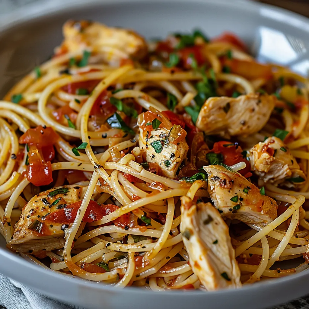 Monterey Chicken Spaghetti
