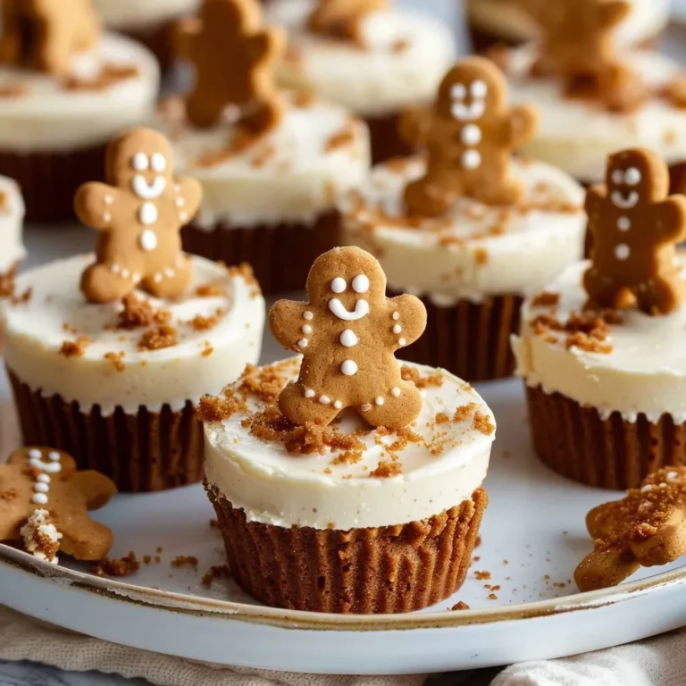 No-Bake Gingerbread Cheesecake Cups
