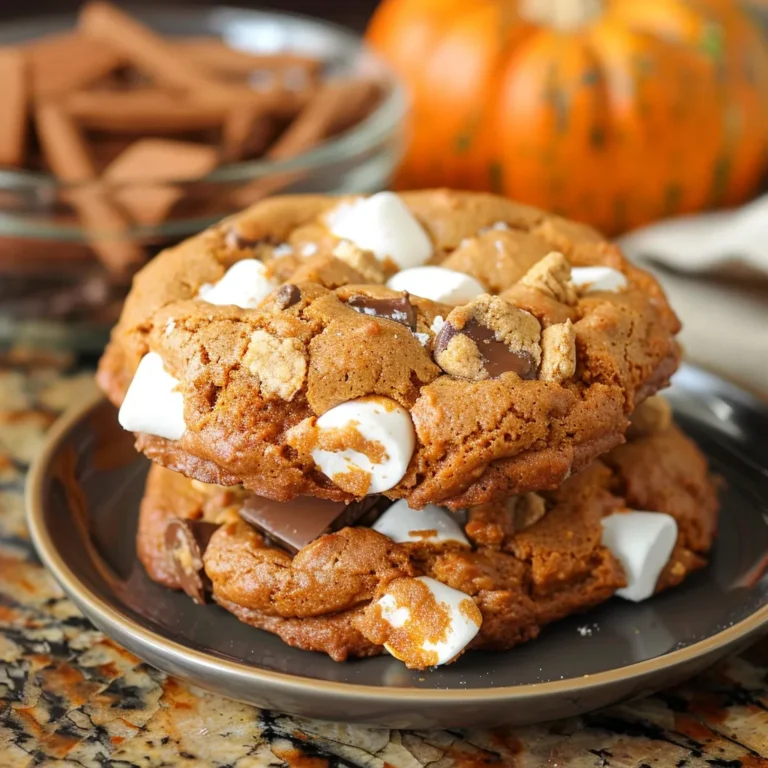 Pumpkin S’mores Cookies