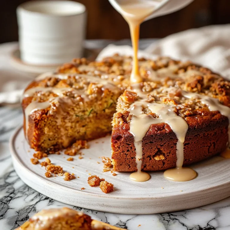 Salted Butterscotch Zucchini Coffee Cake