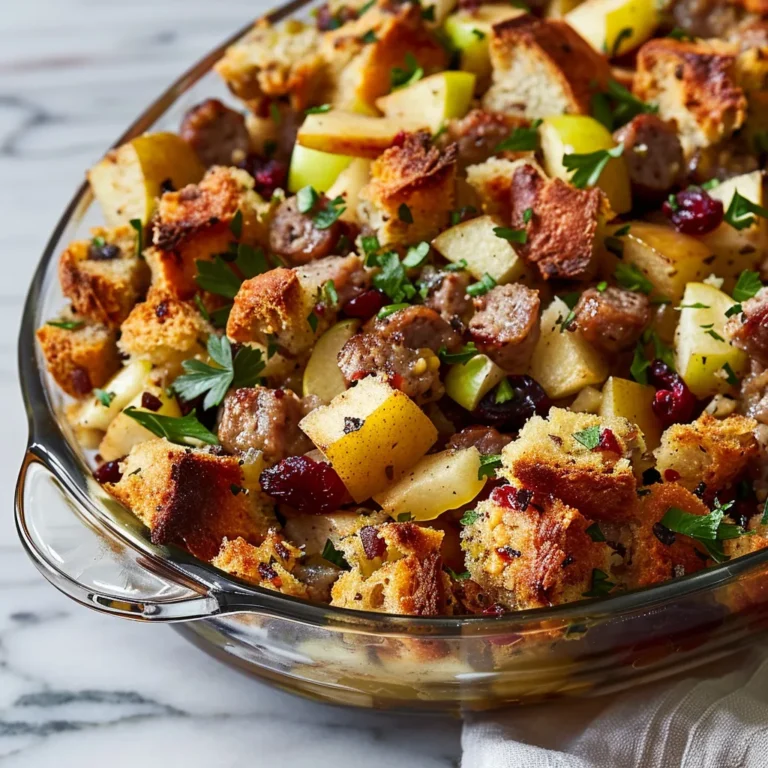 Sausage, Apple, and Cranberry Stuffing