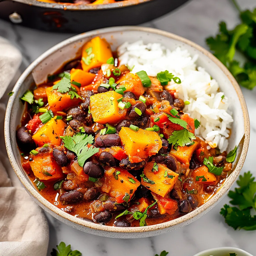 Sweet Potato Black Bean Chili