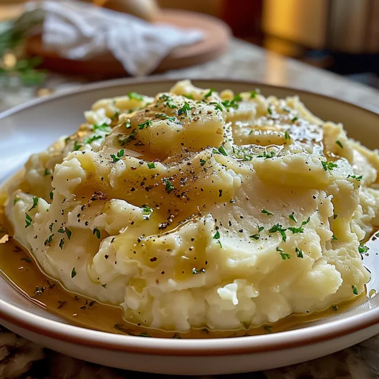 THANKSGIVING GARLIC MASHED POTATOES