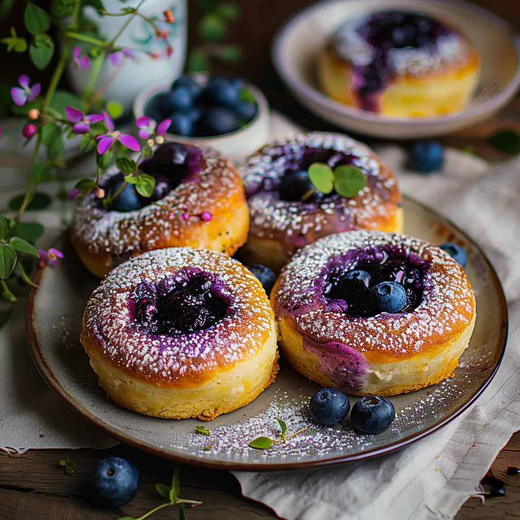 Wild Blueberry Ricotta Sweet Buns