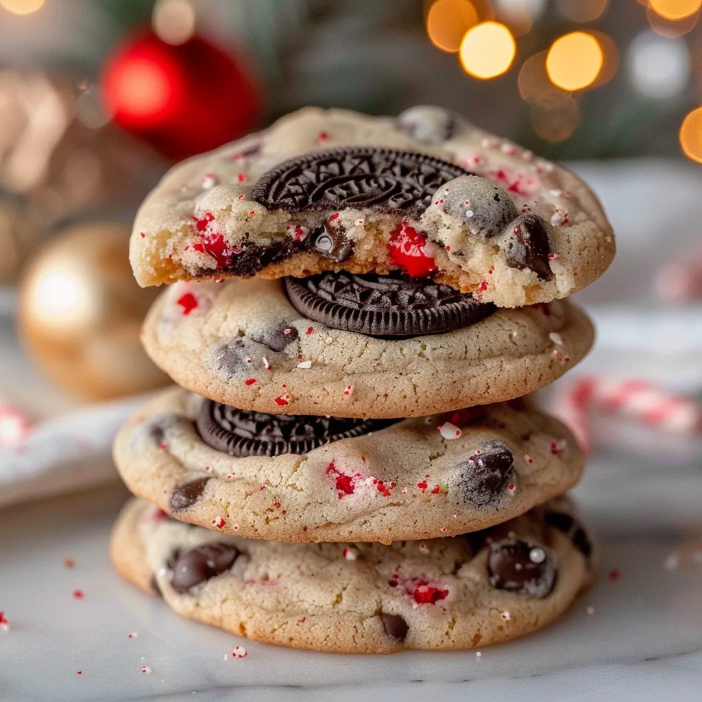 christmas peppermint oreo cookies