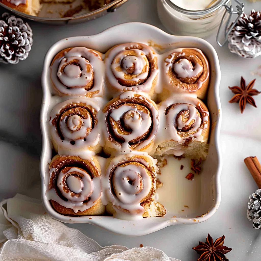 gingerbread cinnamon rolls