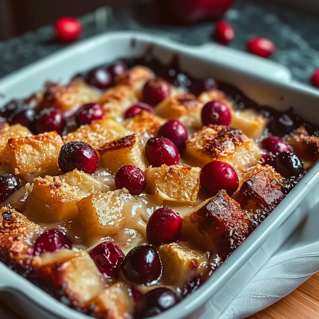 10-Minute Cranberry Apple Bake
