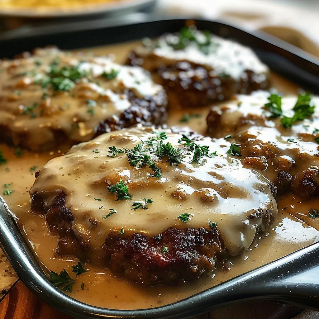 Amish Hamburger Steak Bake