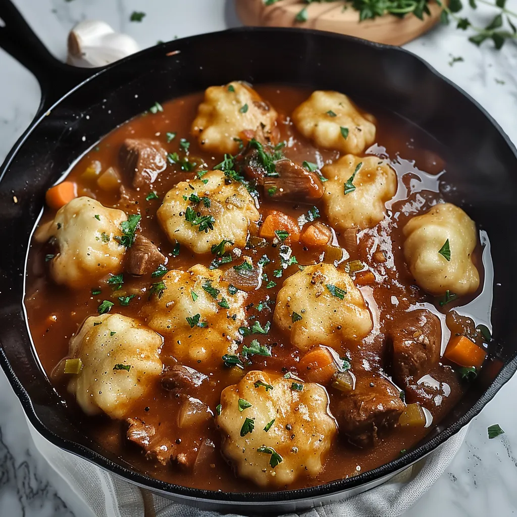 Beef Stew and Dumplings