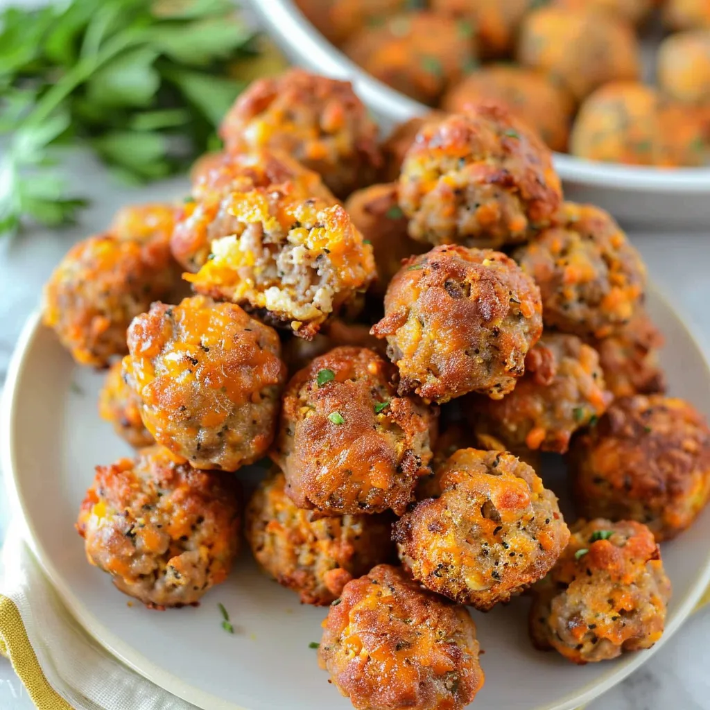 Bisquick Sausage Balls