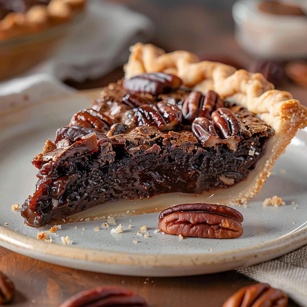 Bourbon Chocolate Pecan Pie