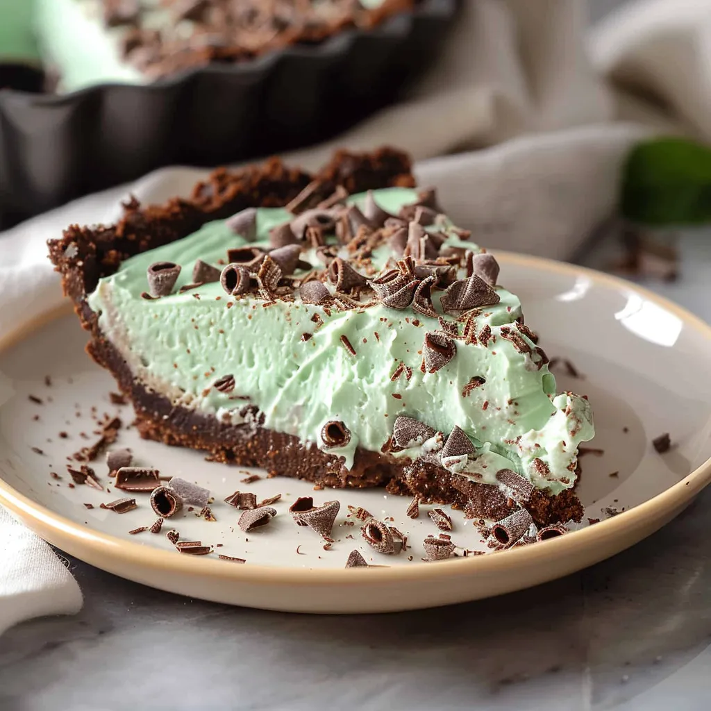 Chocolate Mint Pie