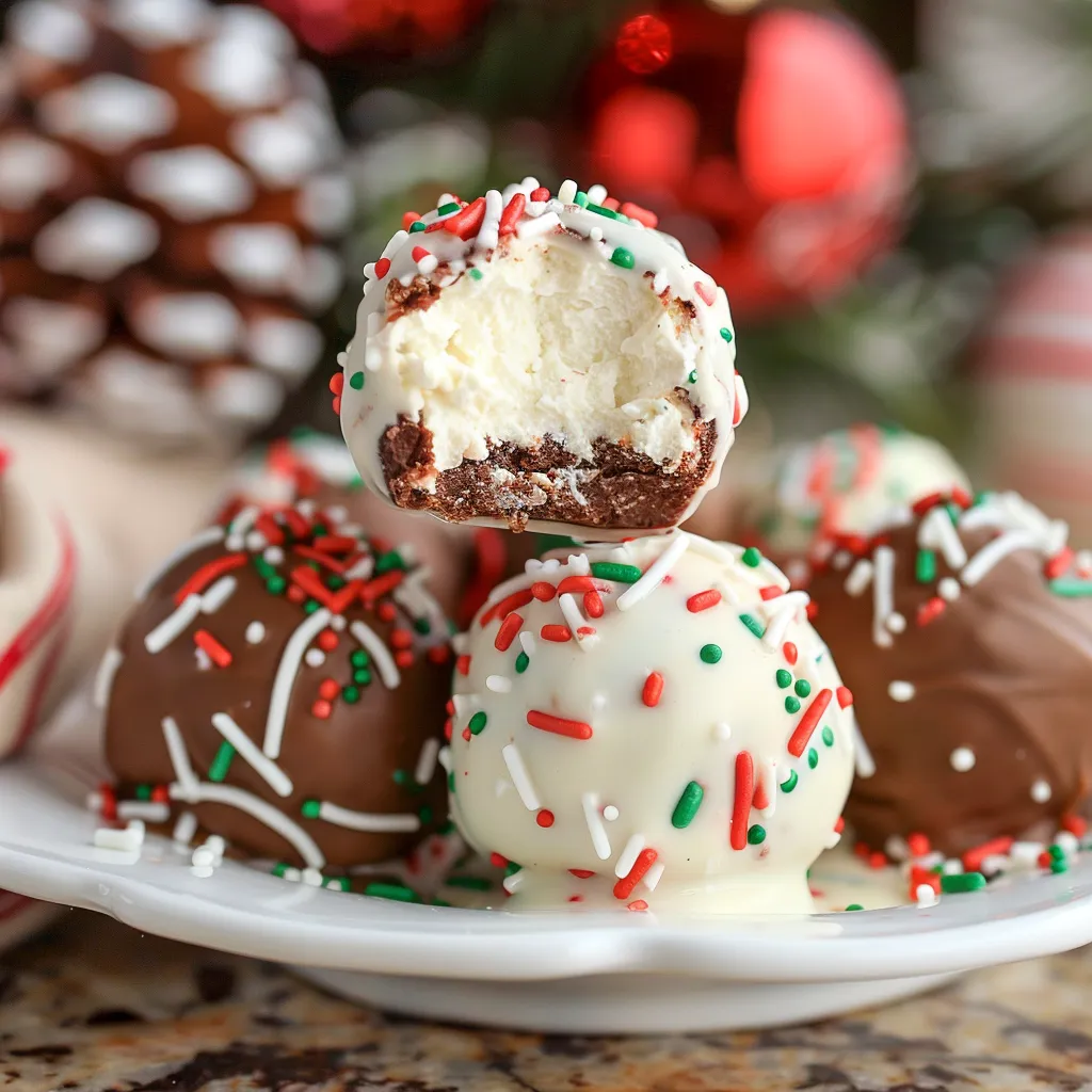 Christmas Cool Whip Truffles