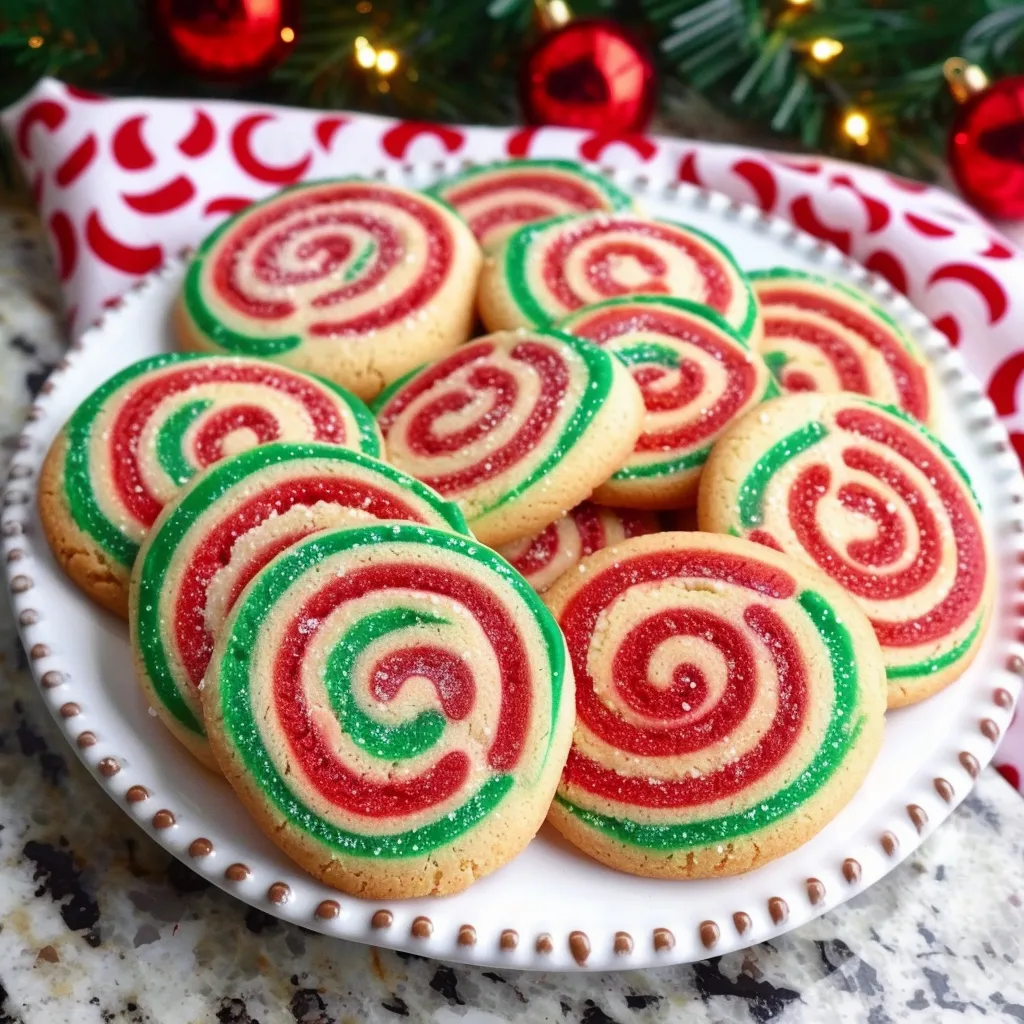 Christmas Pinwheel Cookies
