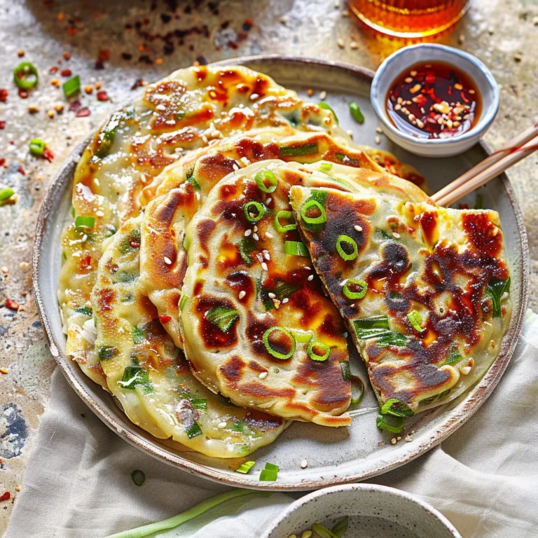 Crispy Chinese Scallion Pancakes