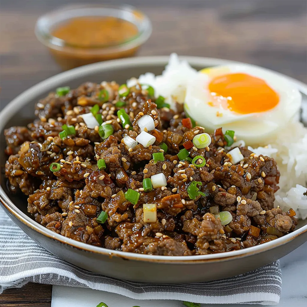 Easy Ground Beef Bulgogi