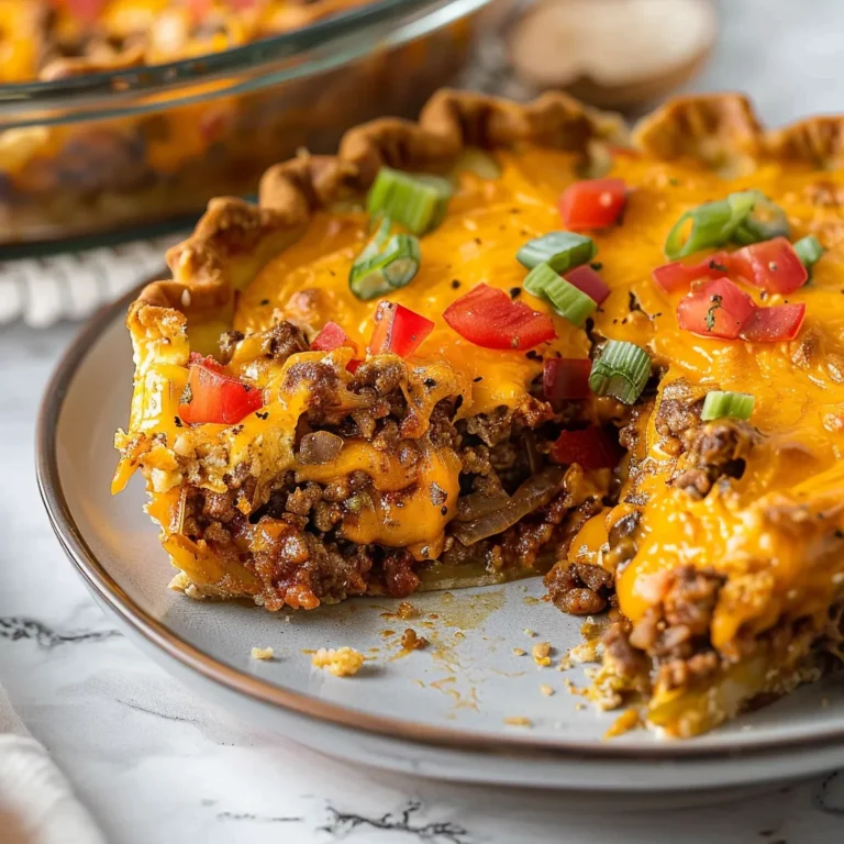 homemade cheeseburger pie
