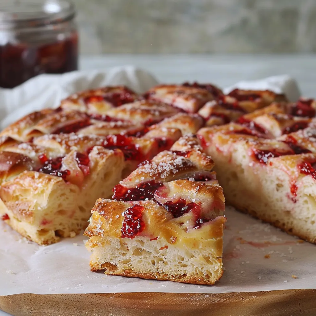 Jam Donut Focaccia